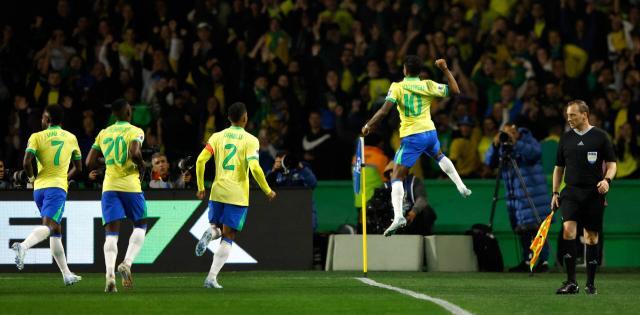 雷速直播-罗德里戈建功 巴西1球小胜厄瓜多尔 从第6升至第4